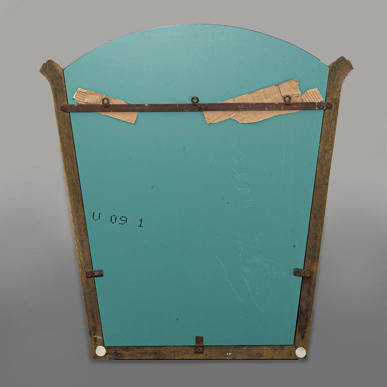 SPEGEL, mässing. Art Deco.