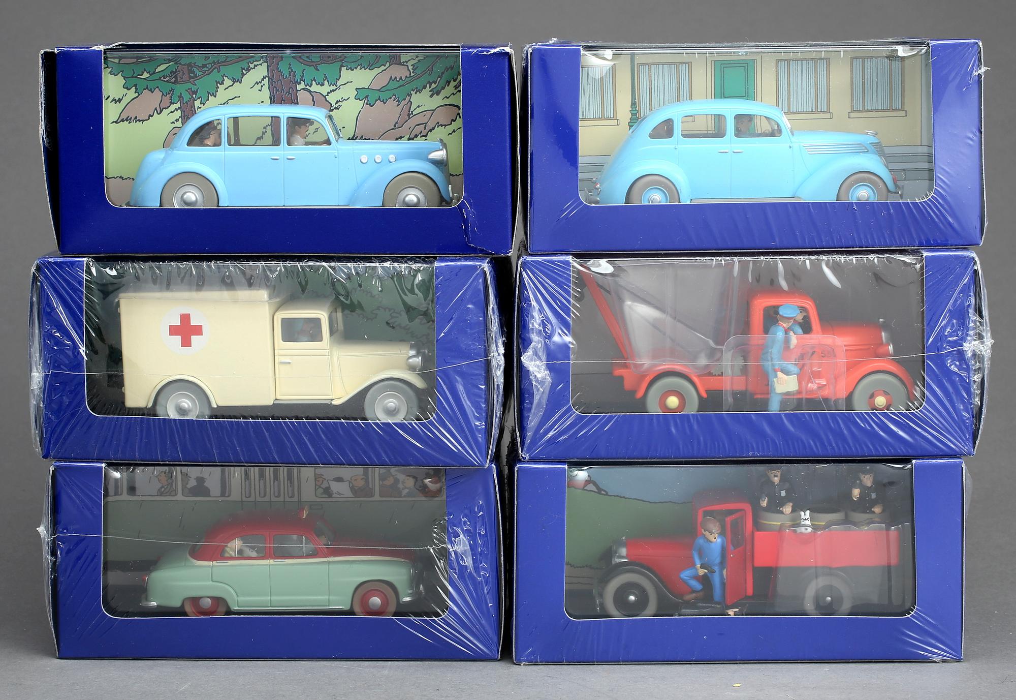LEKSAKSBILAR, 25 st. Tintin.