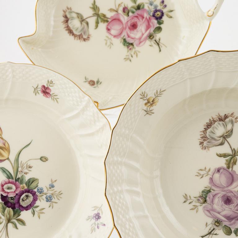 A 49-piece porcelain dinner service, "Frijsenborg", Royal Copenhagen, Denmark.