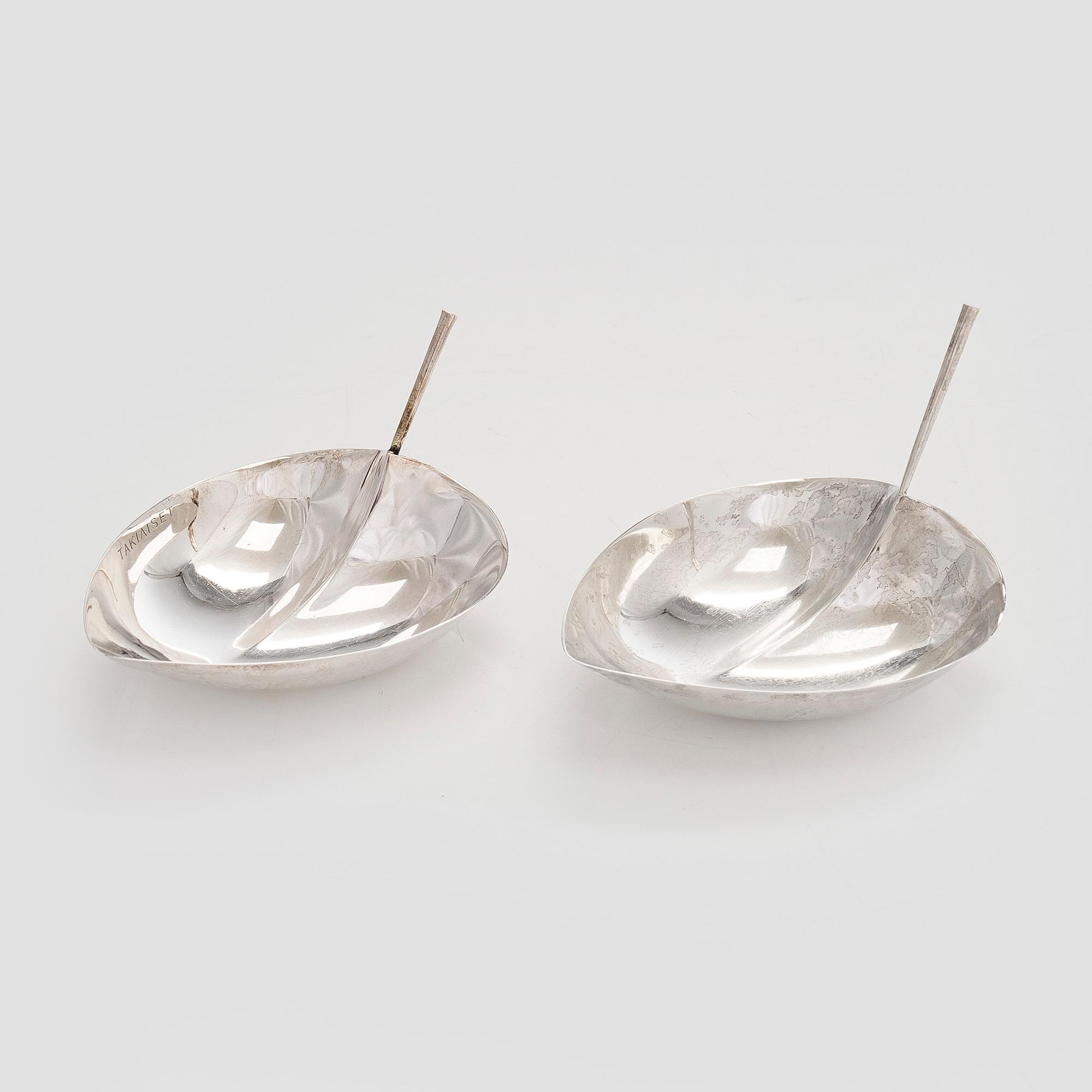 Tapio Wirkkala, two 'TW 4' bowls, Kultakeskus. Hämeenlinna 1955 and 1961.