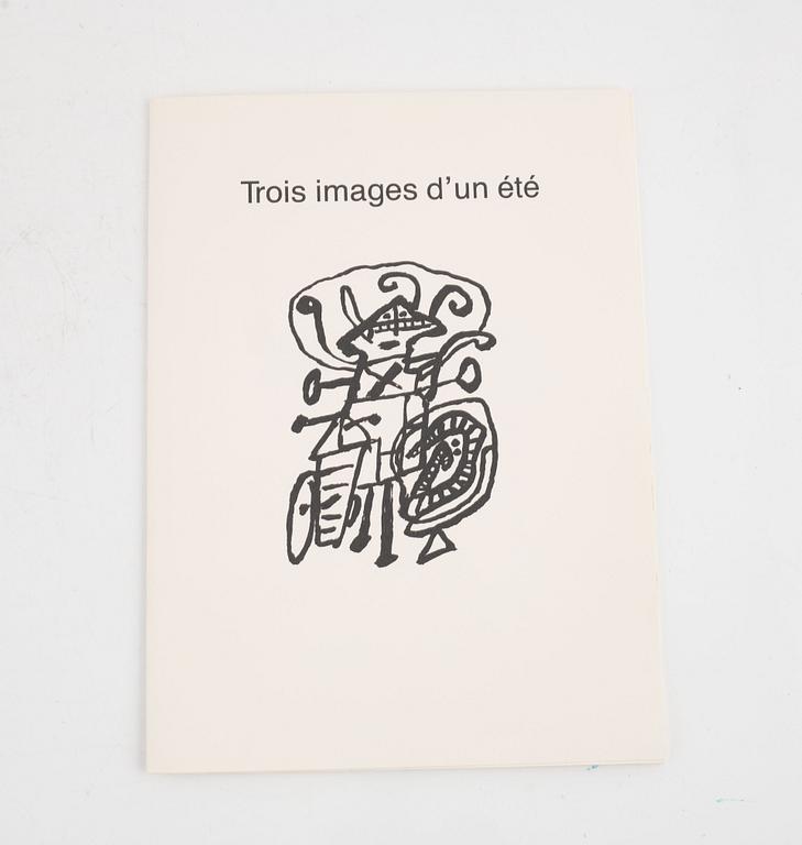 Beverloo Corneille, "Trois images d'un été", portfolio and ten Christmas/New Year's silkscreen cards.