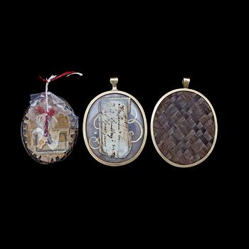 MINIATYRER, 3st, 1800-tal.