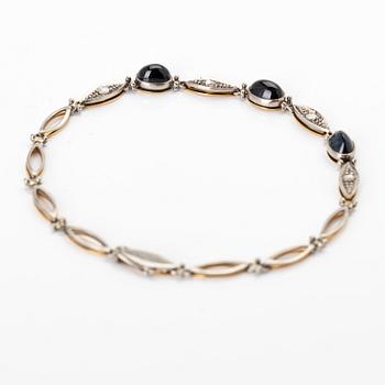 Bracelet, 18K gold, sapphires and diamonds, Heribert Engelbert AB, Stockholm, 1954.