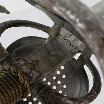 A sword, possible 17th century.