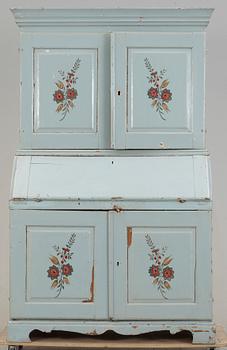 SKRIVSKÅP, allmoge, 1800-talets början.