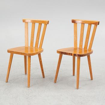 Göran Malmvall, six pine chairs, mid 20th century.