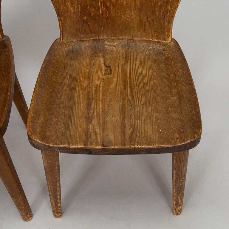 Werner West, a set of four 1930s 'Leo' chairs for Oy Stockmann Ab, Keravan puusepäntehdas, Finland.