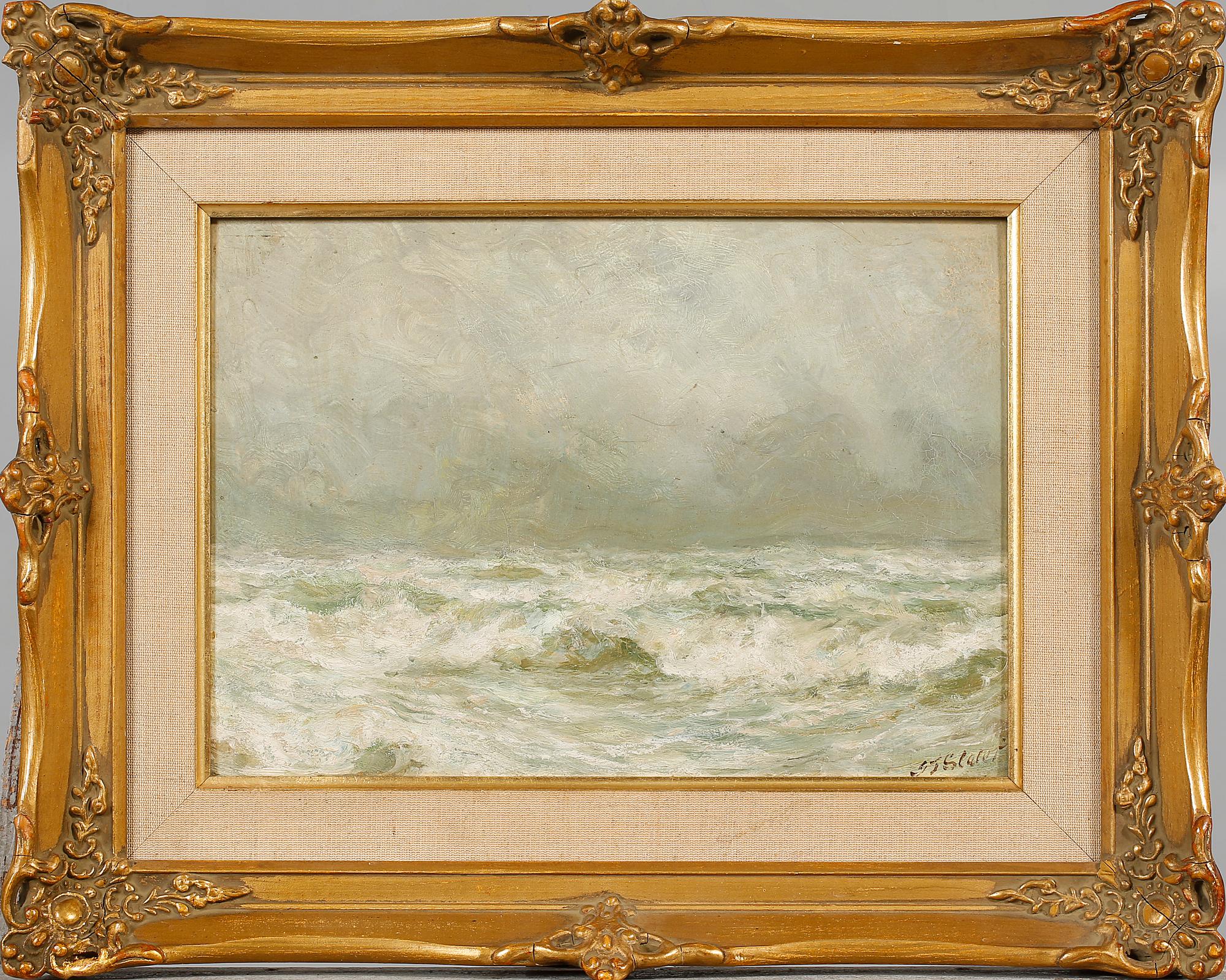 JOHN FALCONAR SLATER, olja på pannå, signerad.