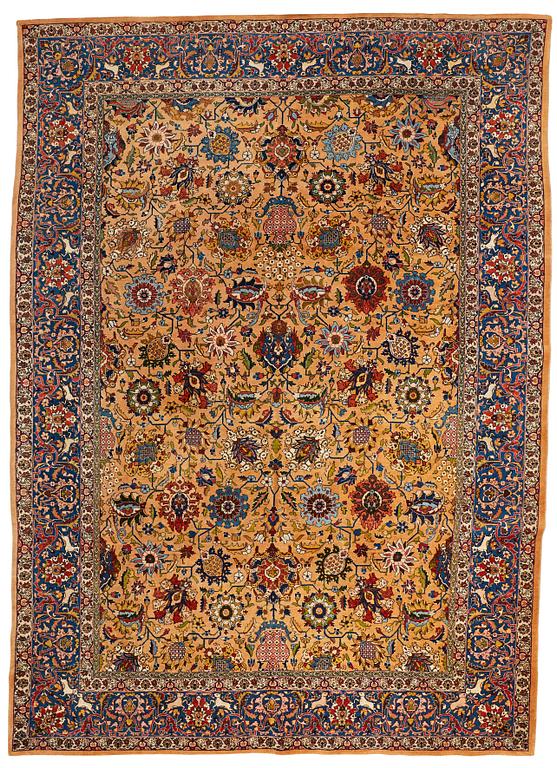 Matto, semi-antique Tabriz, ca 404 x 292 cm.