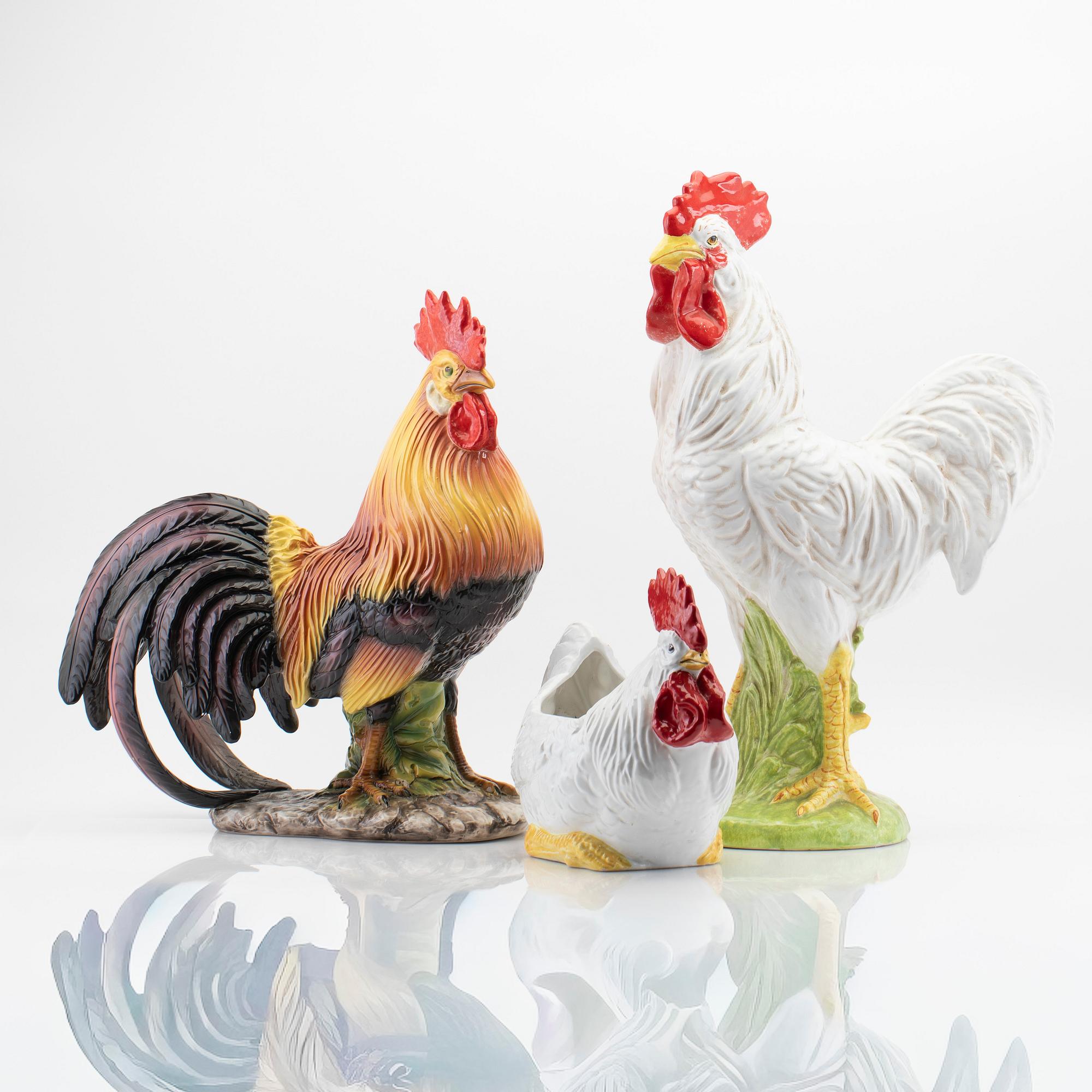 Figurines, 3 pcs, 20th century.