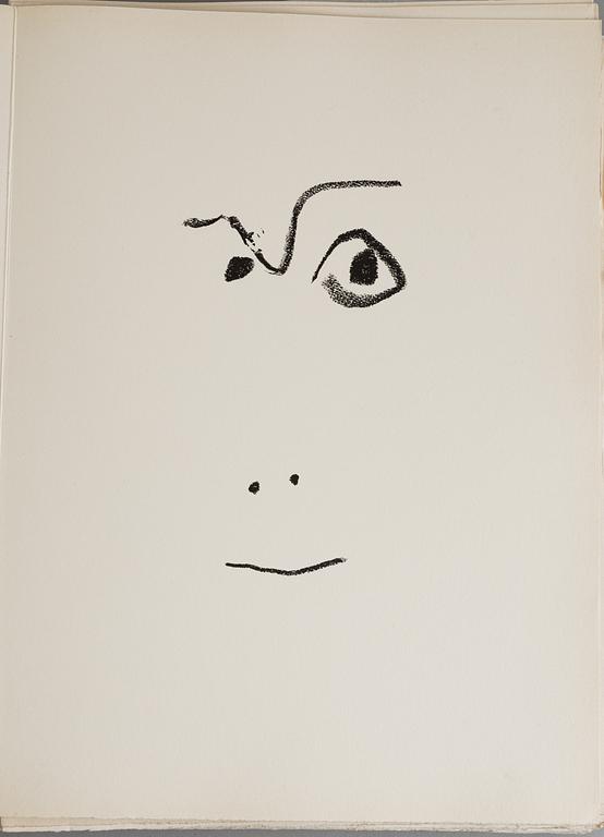 PABLO PICASSO ,  book comprising of 24 lithographs, signed by the artist and the author.