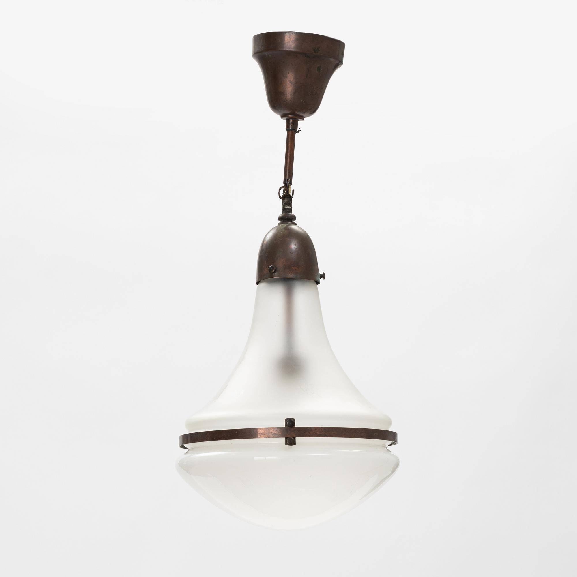 Peter Behrens, a 'Luzette' ceiling lamp for AEG (Allgemeine Electricitäts-Gesellschaft), Germany.