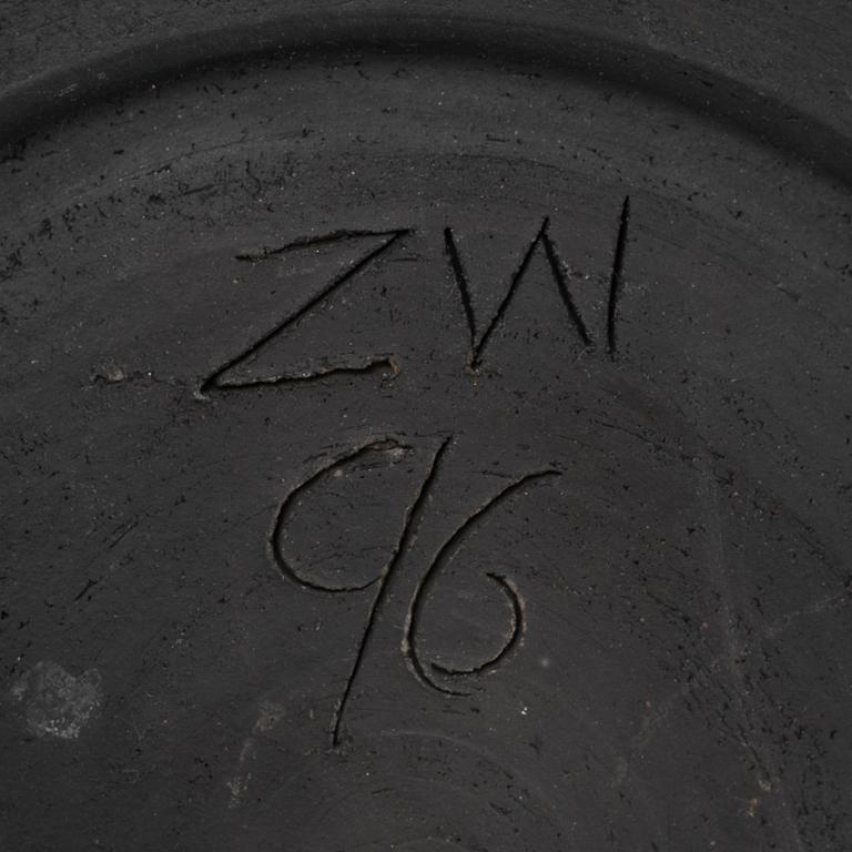 Zeke Wolf, fat, ceramic, 1996.