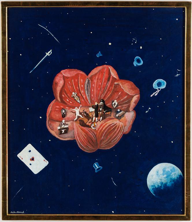 MATS NORRYD, gouache, signed.