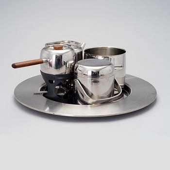 TIMO SARPANEVA, OPA-SERIES OF STEELWARE, 5 PIECES. Designed in 1970.