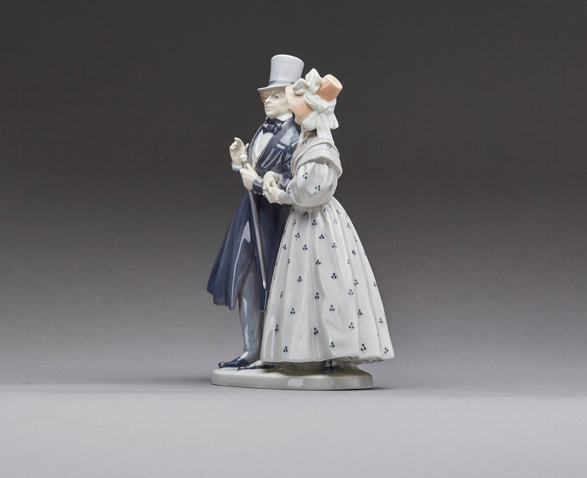 FIGURGRUPP, Royal Copenhagen, porslin, 1900-tal.