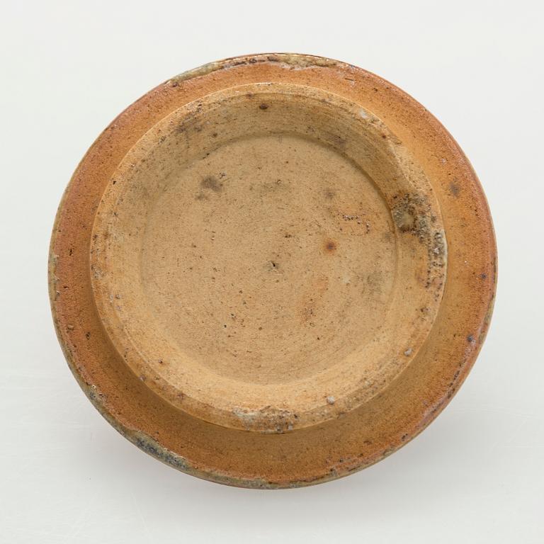 Urna med lock, keramik, Kina, Qingdynastin, 1900-tal.