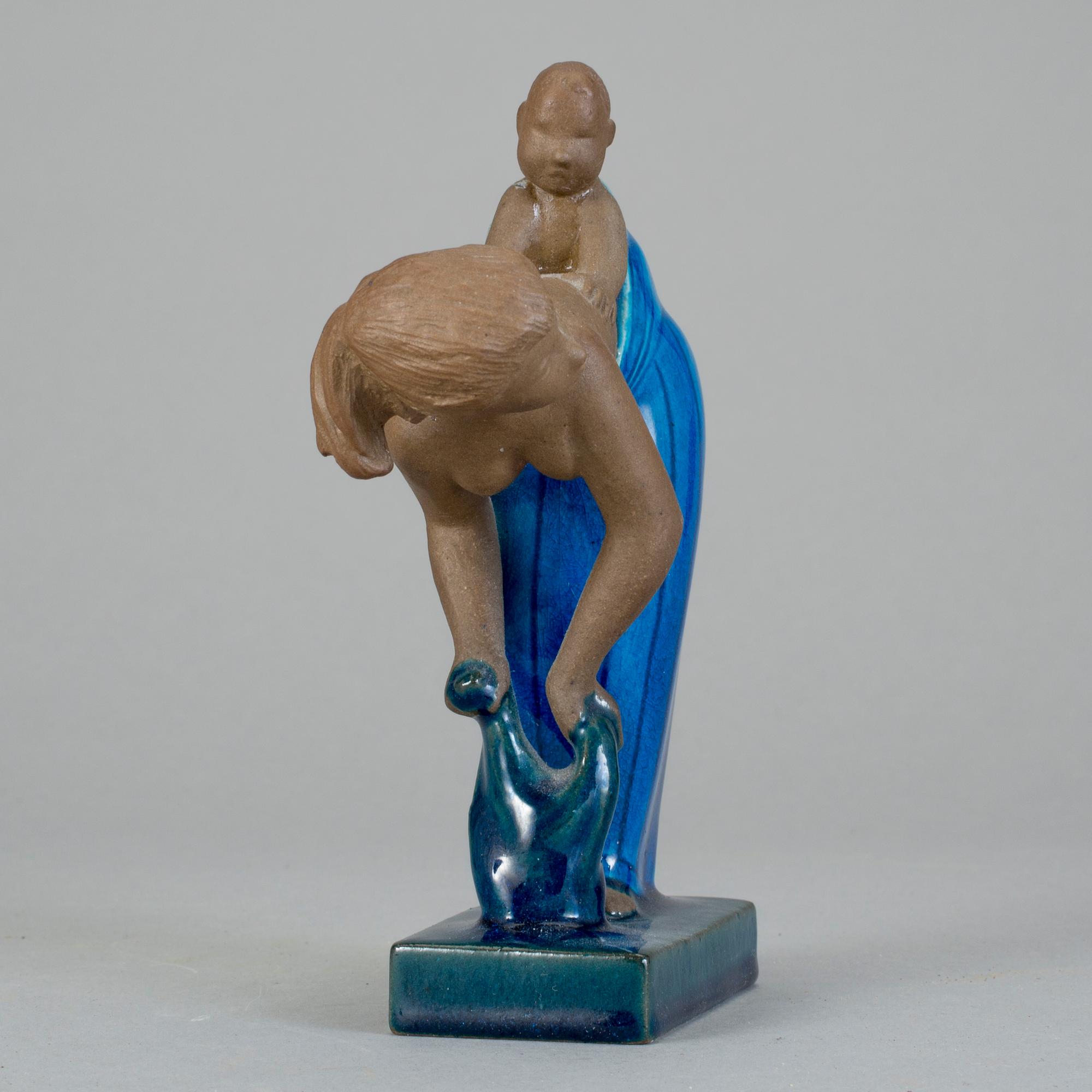 FIGURIN, stengods, Johannes Hedegaard, Royal Copenhagen.