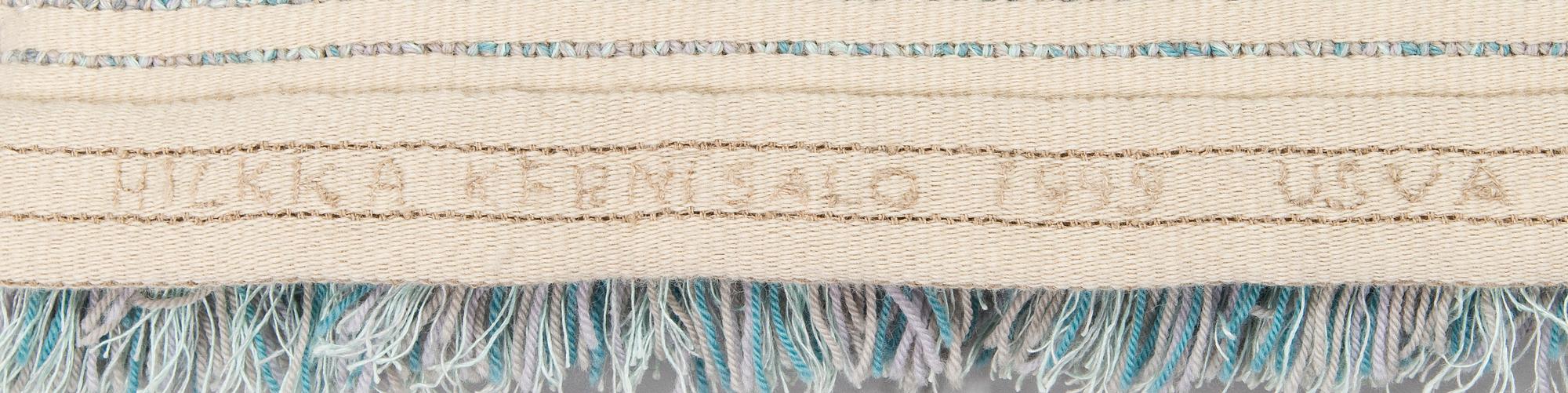 Katri Mattila, rya, modell för Helmi Vuorelma Oy Lahtis. Ca 170 x 110 cm.