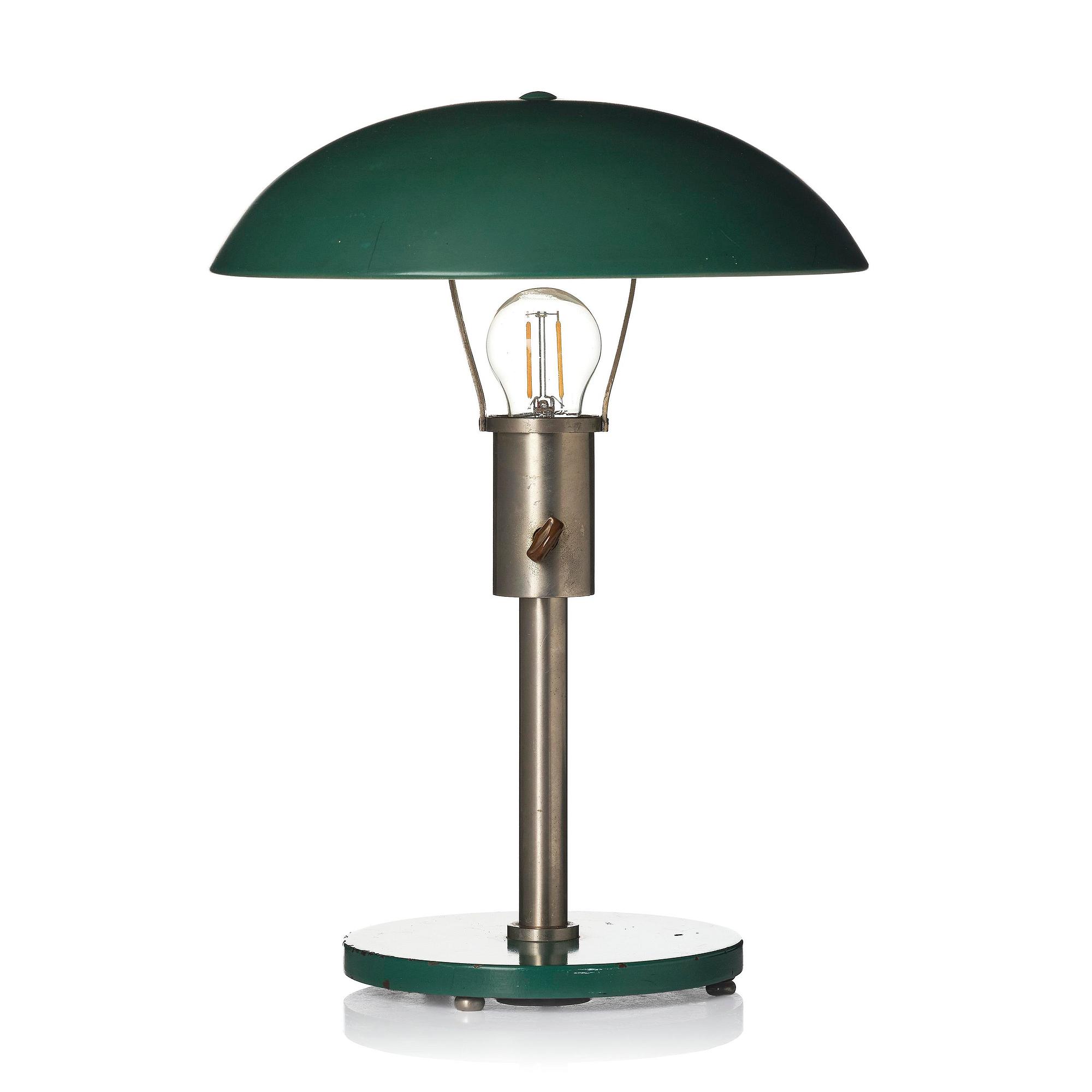 Harald Notini, a table lamp, Arvid Böhlmarks Lampfabrik, Stockholm, 1930s.