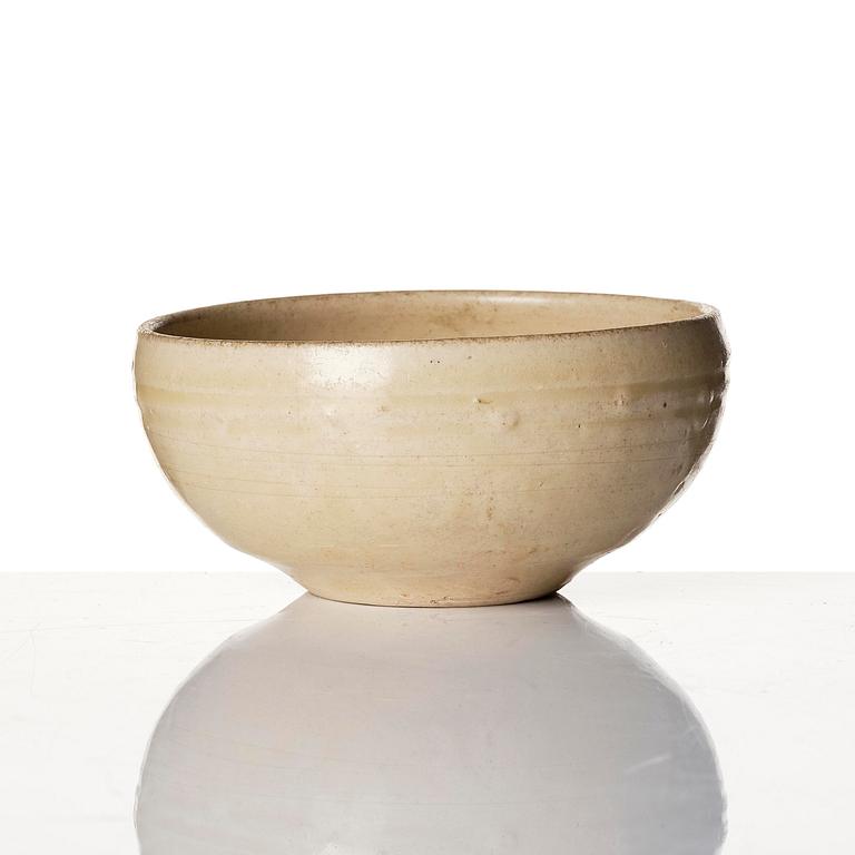 A white glazed bowl, Tang dynasty (618-907).
