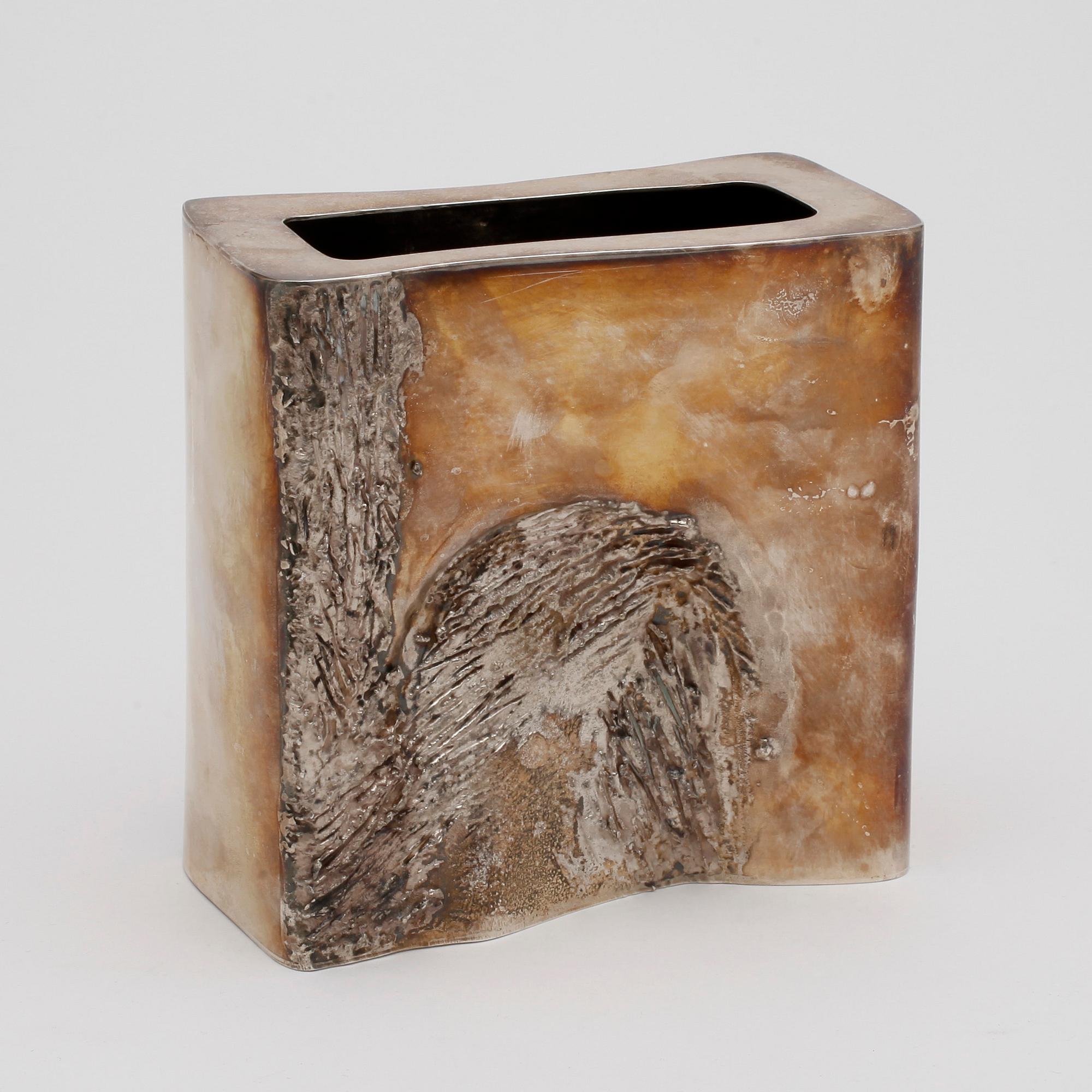 VAS, sterling silver, Karl Heinz Sauer, Sauer Guld & Silversmide, Västerås 1976. Vikt ca 854 gram.