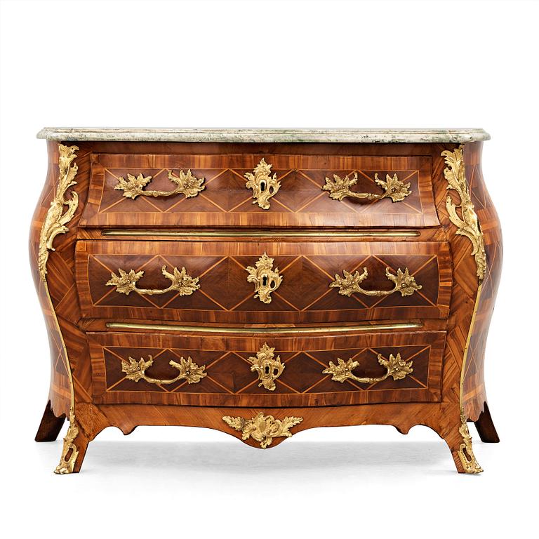 A Swedish Rococo 18th century commode.