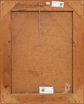 SIRI DERKERT, olja på pannå, signerad.