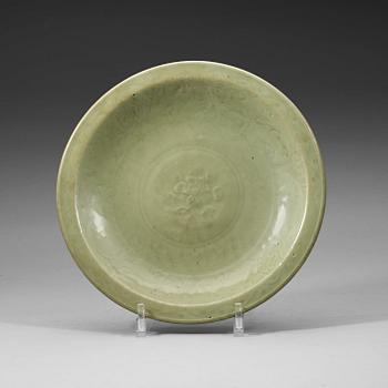 219. A celadon dish, Ming dynasty (1368-1644).