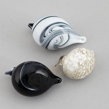 OIVA TOIKKA, six glass birds, Nuutajärvi Notsjö, Finland.