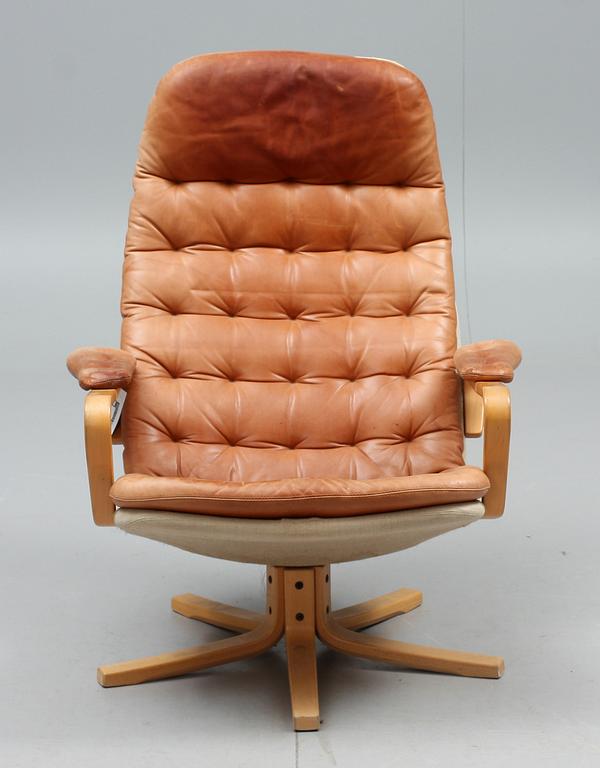 FÅTÖLJ, Sam Larsson, DUX, 1980-tal.