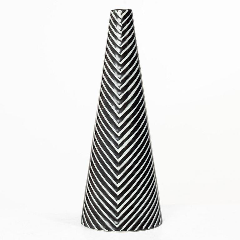 Stig Lindberg, Vase, “Domino”, Gustavsberg, latter half of the 20th century.