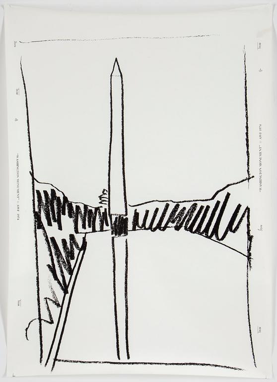 ANDY WARHOL, silkscreen, 1974.