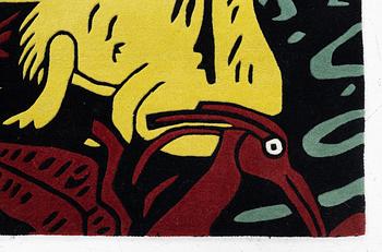 Carl Johan De Geer, a hand-tufted 'Monster Subtil' carpet, signed Carl Johan De Geer and numbered 05, c. 240 x 160 cm.