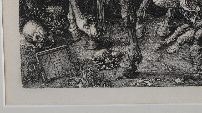 ALBRECHT DÜRER, efter, etsning, 1800-talets andra hälft.