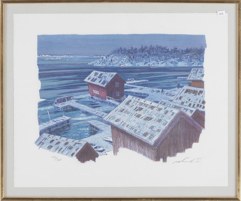 ROLAND SVENSSON, färglitografi, signerad och numrerad 152/360.