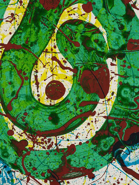 Sam Francis, "For the Blue Sons of the Air".