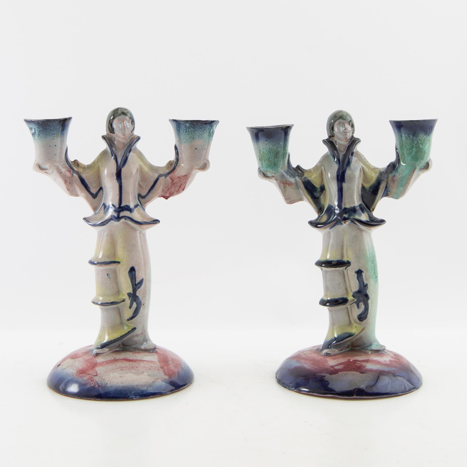 Candelabras, a pair, Art Deco, early 20th century.
