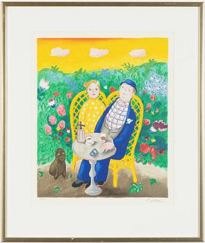 Lennart Jirlow, "Apertifdags i trädgården".