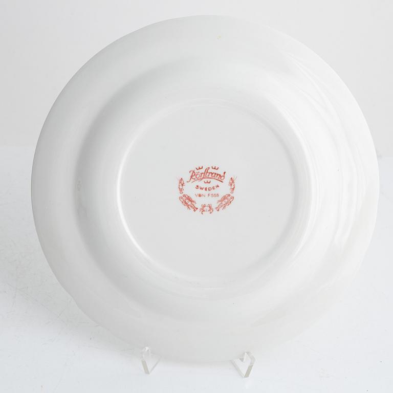 Alf Wallander, kräftservis, 13 delar, porslin, Rörstrand.