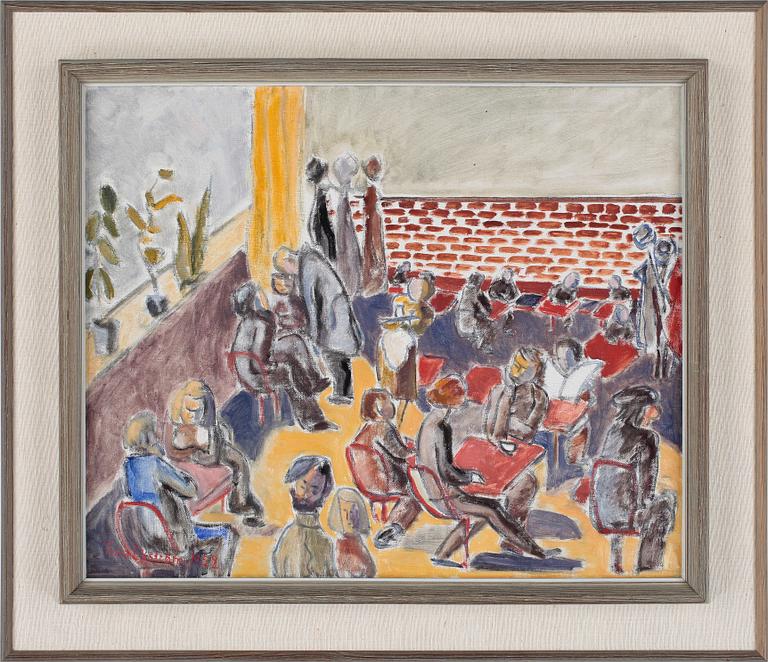 THEA EKSTRÖM, olja på duk, sign o dat 1962.