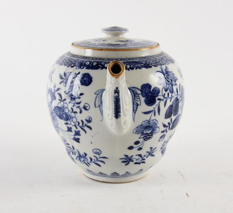 TEKANNA, porslin, Kina, 1800-tal.