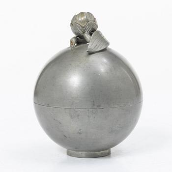 Estrid Ericson, a pewter box, Svenskt Tenn, Stockholm, 1932.