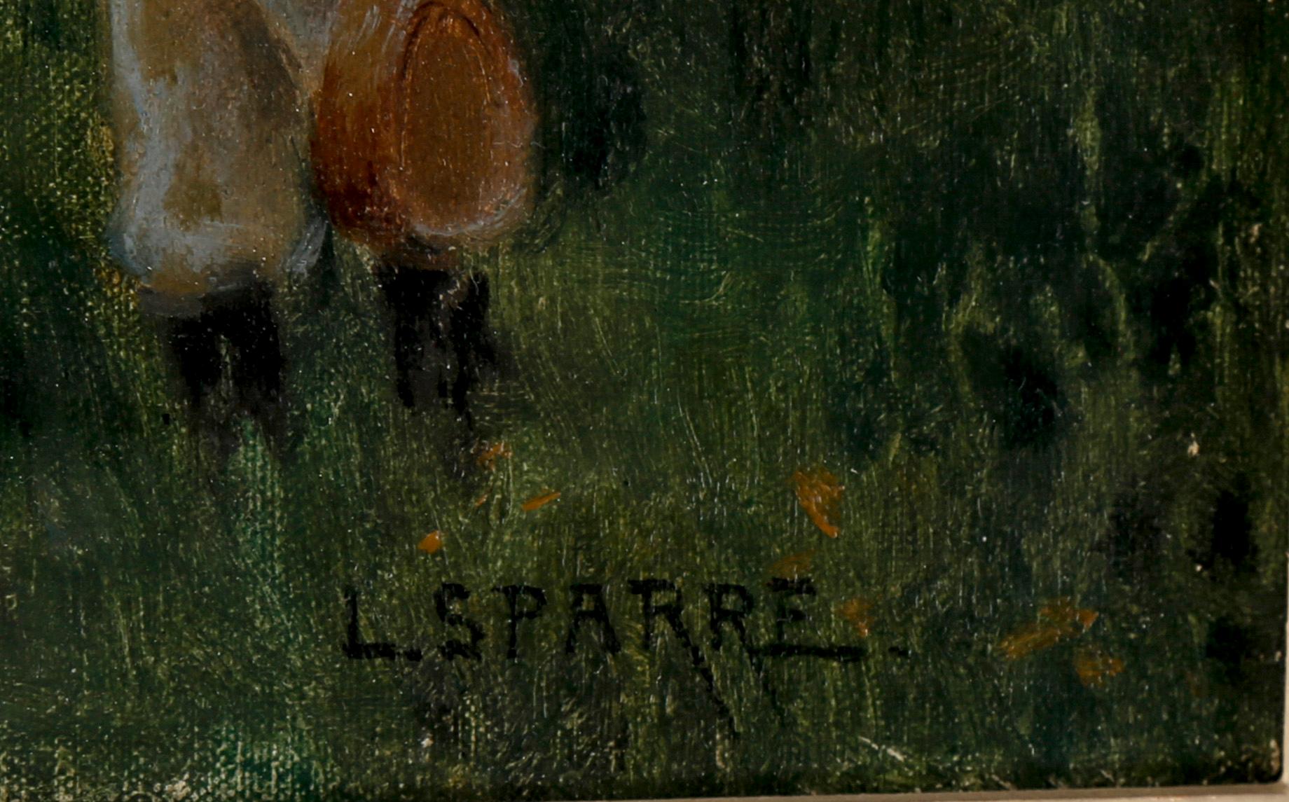 LOUIS SPARRE, olja på duk, signerad.
