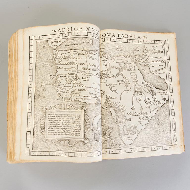 PTOLEMY (Claudius Ptolemaeus). Geographia. Translated from Greek into Latin by Willibald Pirckheimer, 1552.