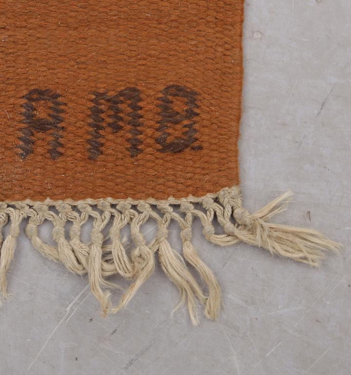 MATTA, rölakan, Anne-Marie Boberg, monogramsignerad AMB. Ca 200 x 134 cm.