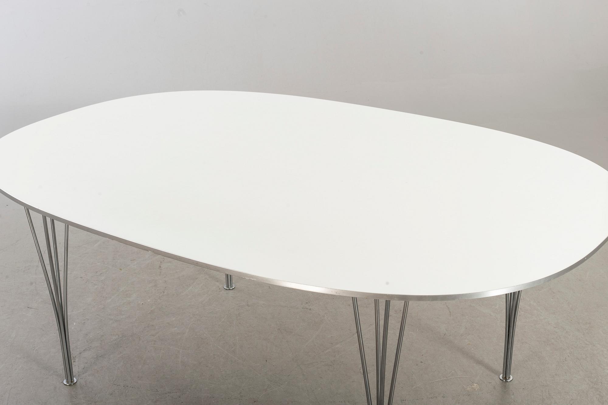BRUNO MATHSSON / PIET HEIN, a danish "Superellips" dining table for Fritz Hansen. 1987.