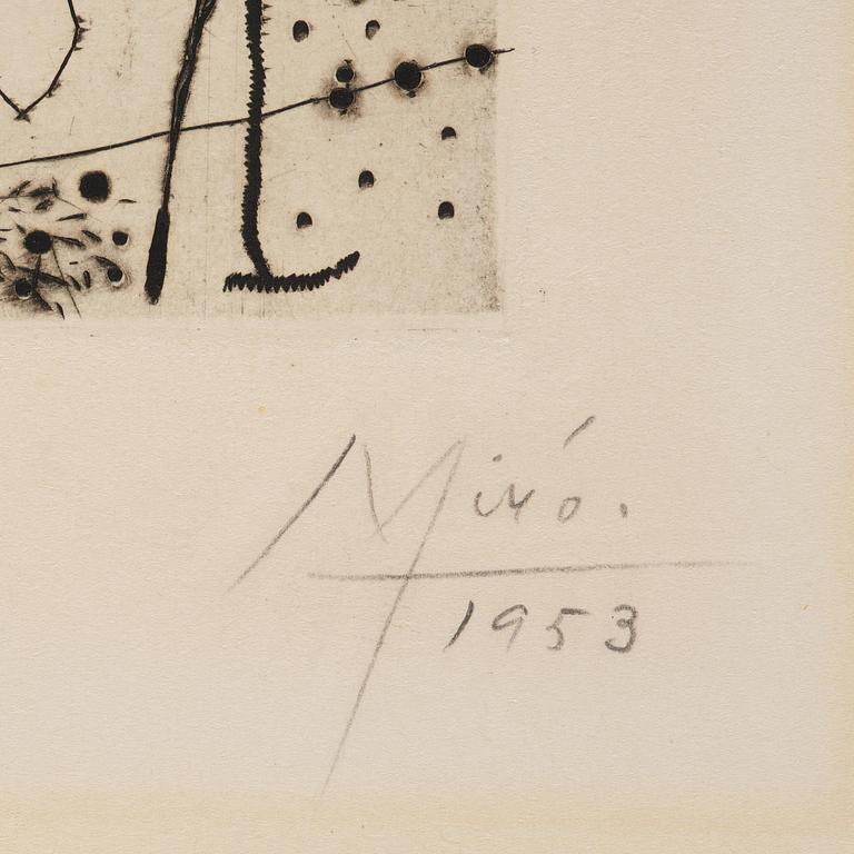 Joan Miró, ”Petite Gravure Noire”.