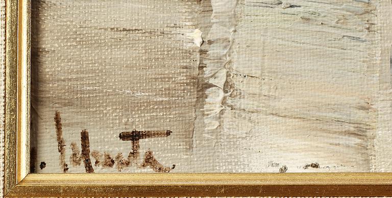 GEORGES LAPORTE, olja på duk. Sign.