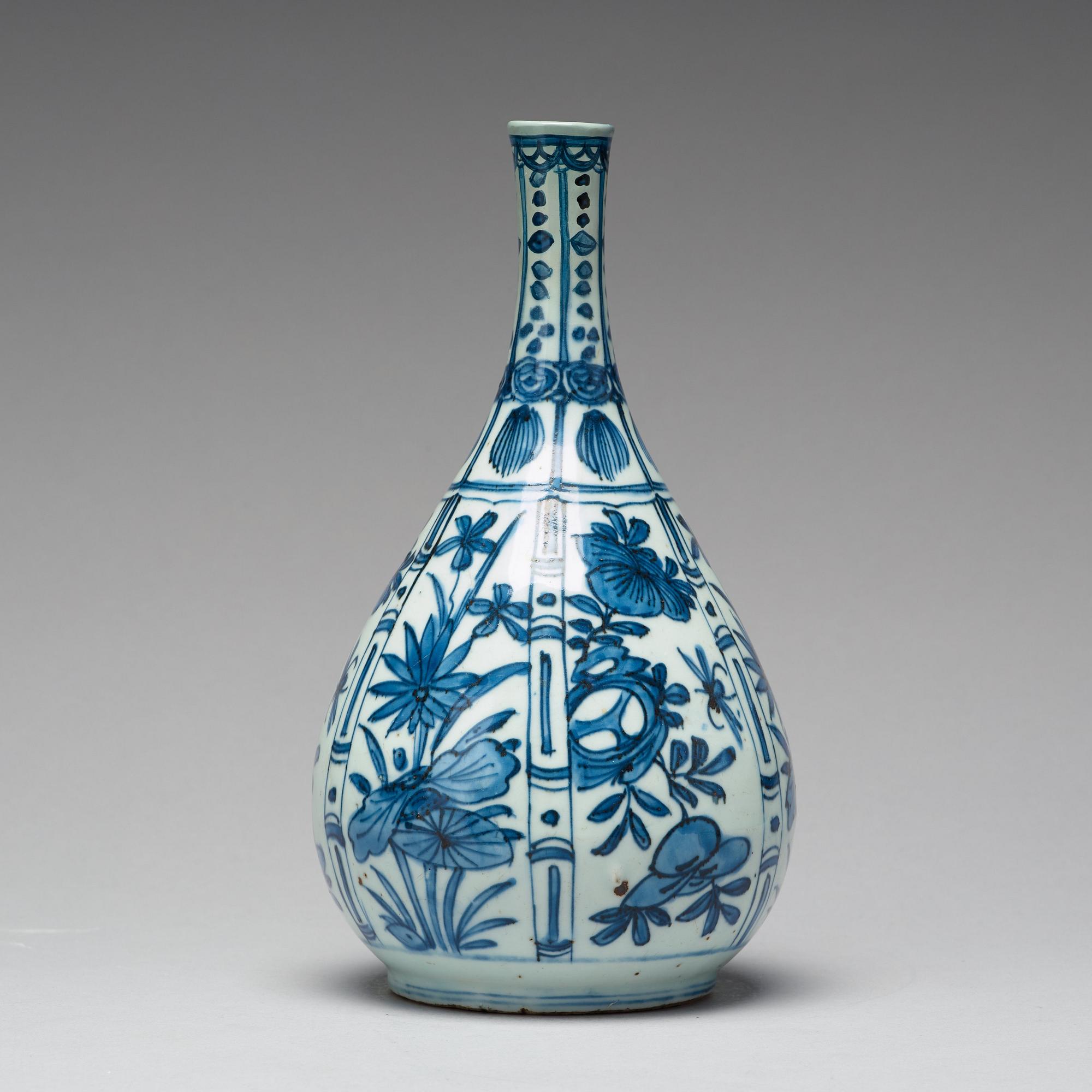 Flaska, kraakporslin. Mingdynastin, Wanli 1572-1620).